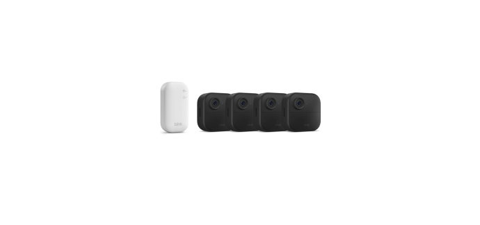 Amazon: Kit 4 caméras Blink Outdoor 4 + sonnette à 84,99€ (au lieu de 255,99€)