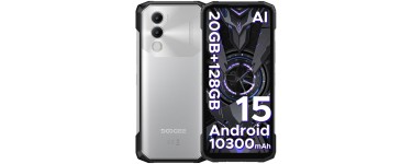 JoyBuy: DOOGEE Blade 20 - Smartphone robuste Android 15, batterie 10300 mAh, 20 Go RAM + 128 Go - écran à 12