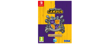 Amazon: Two Point Campus Enrolment Edition (Switch) à 12,86€ (au lieu de 24,99€)