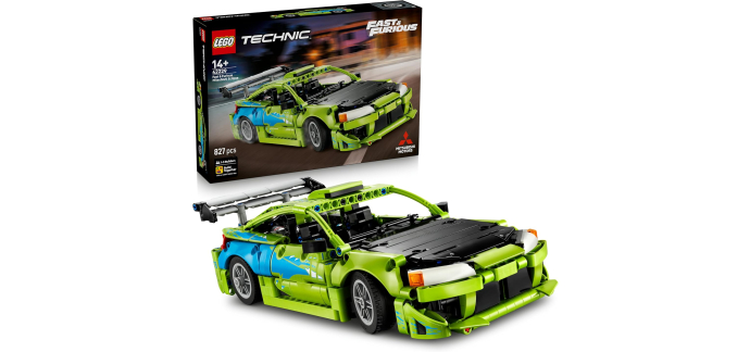 Amazon: LEGO 42229 Mitsubishi Eclipse Fast and Furious à 54,90€ (au lieu de 64,99€)
