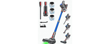 Cdiscount: Ivormentico Aspirateur Balai sans Fil - 50 min autonomie, 40K PA, LED verte à 59,99€