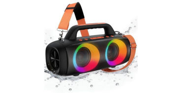 Cdiscount: VEATOOL Enceinte Nomade Bluetooth 6.0 80W, IPX6, 24H autonomie à 65,99€ (au lieu de 159,99€)