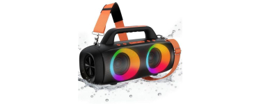 Cdiscount: VEATOOL Enceinte Nomade Bluetooth 6.0 80W, IPX6, 24H autonomie à 65,99€ (au lieu de 159,99€)