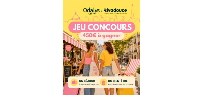Odalys Vacances: 1 séjour de 2 nuits pour 2 personnes en appart’hôtel Odalys City + soins Rivadouce (valeur 45