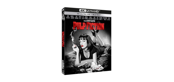 Amazon: Blu-ray 4K Pulp Fiction à 12€ (au lieu de 14,99€)