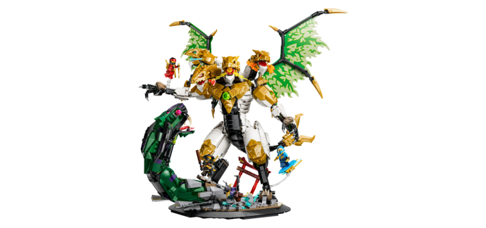 Amazon: LEGO 71872 Ultra Dragon Combat (Jouet) à 162,50€ (au lieu de 199,99€)
