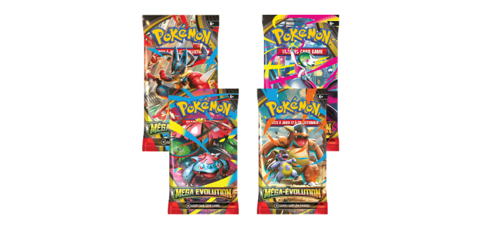 Fnac: Pokémon ME01 Booster Mega Evolution (JCC) à 5,99€ (au lieu de 6,99€)