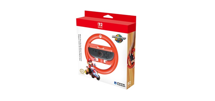 Amazon: Volant de Course Mario Kart Hori pour Nintendo Switch 2 à 9,99€ (au lieu de 14,95€)