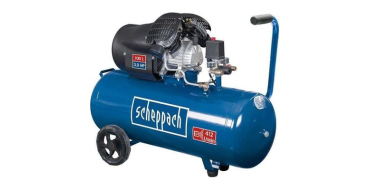 Cdiscount: Compresseur d'air horizontal Scheppach HC120DC - 100 L, 2200 W, 10 bars, 3 CV à 319€