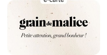 Grain De Malice: Retours gratuits sous 30 jours, sans minimum d'achat