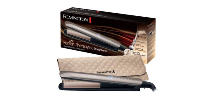 Cdiscount: Lisseur Remington S8590 KERATIN THERAPY à 32,99€ (au lieu de 79,99€)