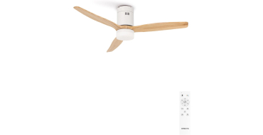 Darty: Ventilateur de plafond Create Wind Calm M - &Oslash;132 cm, 40W, LED, t&eacute;l&eacute;commande &agrave; 84,95&euro;