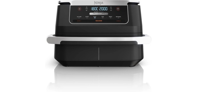 Amazon: Friteuse sans huile Ninja FlexDrawer AF550EU - Airfryer Double Bac 6,6L, 6-en-1 à 119,99€