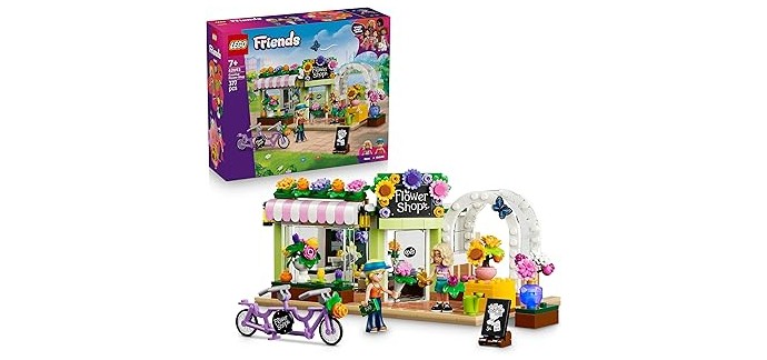 Amazon: LEGO® Friends Le Fleuriste (42693) - vélo à 23,9€ (au lieu de 29,99€)