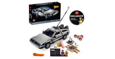 Cdiscount: LEGO&reg; La machine &agrave; remonter le temps (10300) &agrave; 159,99&euro; (au lieu de 199,99&euro;)