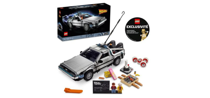 Cdiscount: LEGO® La machine à remonter le temps (10300) à 159,99€ (au lieu de 199,99€)
