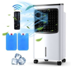 Cdiscount: Climatiseur mobile COSTWAY 8L 75W - Télécommande, minuterie 7,5h, 3 vitesses, oscillation 70° à 109,