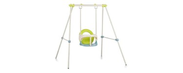Cdiscount: Portique Métal Baby Swing Smoby - Balançoire bébé intérieur/extérieur, H 118 cm, anti-UV à 39,99€
