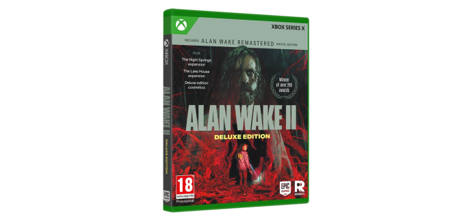 E.Leclerc: Alan Wake 2 Deluxe Edition (Xbox Series) à 21€ (au lieu de 79,99€)