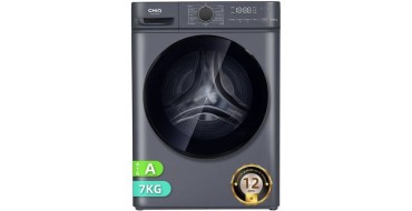 Cdiscount: Lave-linge hublot CHiQ 7kg - Profondeur 46,5cm - Classe A - Moteur BLDC 12 ans - Vapeur - 1200 trs/m