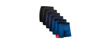 Amazon: [Prime] Lot de 6 Boxers de sport homme Danish Endurance - Anti-frottements, noir ou bleu, du S au XL
