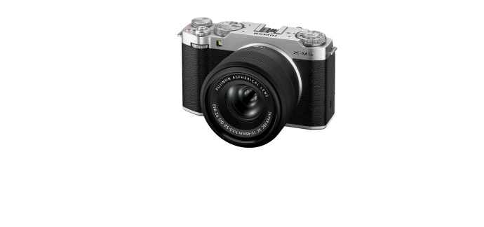 Amazon: Appareil photo Fujifilm X-M5 Gris + 15-45mm à 899€ (au lieu de 992€)