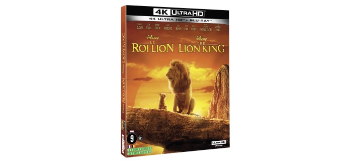Amazon: Coffret Blu-Ray 4K Ultra HD + Blu-Ray - Le Roi Lion à 12,20€ (au lieu de 14,38€)
