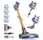 JoyBuy: Daynee Aspirateur sans fil 45000 Pa - autonomie 50 min, HEPA, 1,6 L à 79,99€ (au lieu de 339,99€)