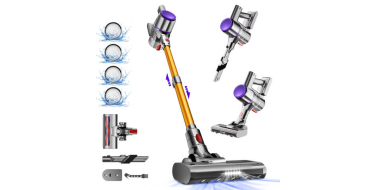 JoyBuy: Daynee Aspirateur sans fil 45000 Pa - autonomie 50 min, HEPA, 1,6 L &agrave; 79,99&euro; (au lieu de 339,99&euro;)