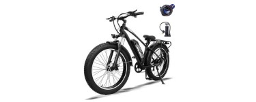 Cdiscount: AVDLEU Vélo Électrique A35 - E-bike Tout Terrain 26"x4.0, 250W, 15.6Ah, Shimano 7V à 699,99€