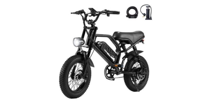 Cdiscount: AVDLEU Vélo Électrique Tout Terrain - Roues 16" - 250W - Batterie 36V 12.8Ah à 519,99€