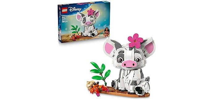 Amazon: LEGO® Disney Vaiana Pua (43292) à 58,9€ (au lieu de 69,99€)