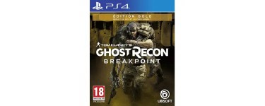 Amazon: Ghost Recon Breakpoint Édition Gold (PS4) à 19,90€ (au lieu de 34,99€)