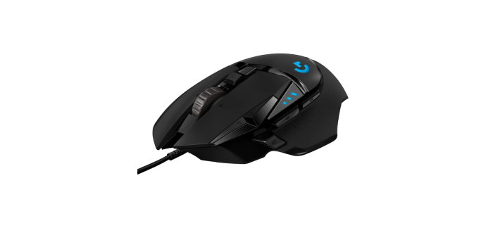 Amazon: Souris gaming filaire Logitech G502 HERO (PC) à 34,99€ (au lieu de 89,99€)