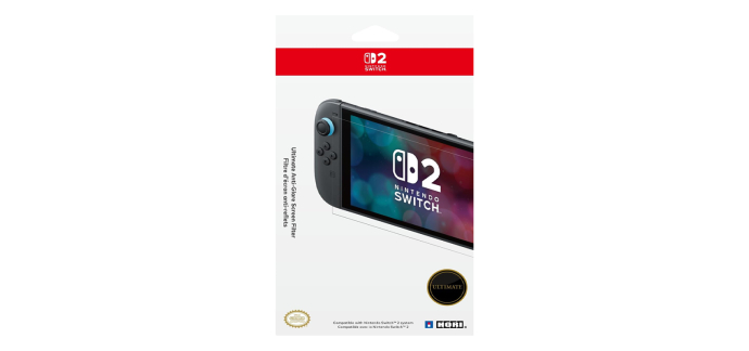 Amazon: Filtre d’écran anti reflets pour Switch 2 à 12,99€ (au lieu de 19,99€)