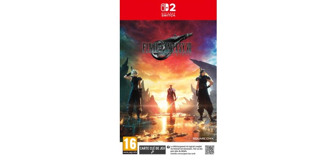 Amazon: Final Fantasy VII Rebirth sur Nintendo Switch 2 à 49,99€ (au lieu de 54,16€)