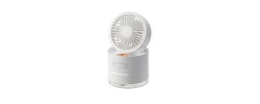 JoyBuy: Aigostar Ventilateur de table 4 pouces 5 pales 3 vitesses 2000 mAh à 19,99€ (au lieu de 29,99€)