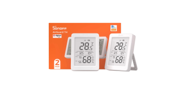 Amazon: Lot de 2 Capteurs Zigbee Temp&eacute;rature Humidit&eacute; SONOFF AirGuard TH SNZB-02DR2 - &Eacute;cran LCD 3,6" &agrave; 22,8&euro;