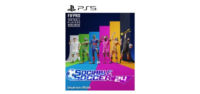 Amazon: Sociable Soccer 24 (PS5) à 15,94€ (au lieu de 29,99€)