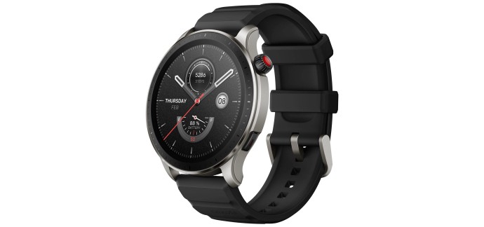 Amazon: Montre connectée Amazfit GTR 4 - Écran AMOLED 1,43", GPS bi-bande, appel Bluetooth à 119,90€