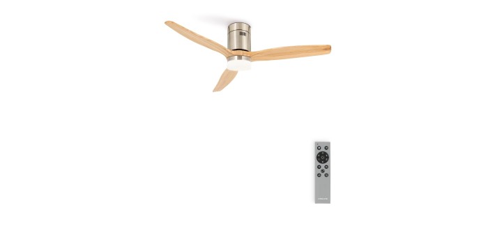 Amazon: Ventilateur de plafond Create Windcalm M - 40W, Ø132 cm à 94,95€ (au lieu de 110€)