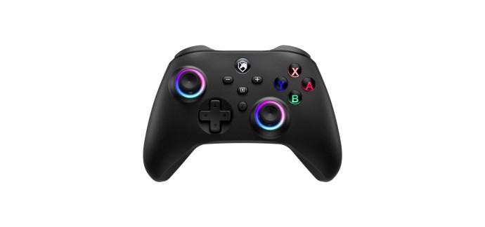 Amazon: Manette sans fil ECHTPower - Hall, gyro, LED, vibration, boutons programmables à 19,33€
