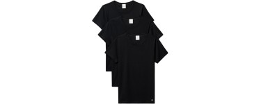 Amazon: Lot de 3 T-Shirts Femme Calvin Klein - Cotton Tee Col Ras-du-Cou, Taille M à 19,13€