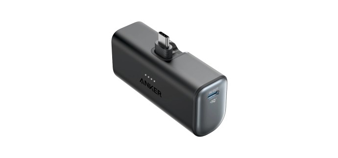 Amazon: Batterie externe Anker Nano - 5000 mAh, 22,5W, USB-C pliable à 18,99€ (au lieu de 25,99€)