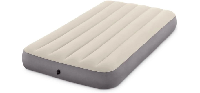 Amazon: Matelas Gonflable 1 Place Intex Single High Dura-Beam - 99x191x25cm, Valve 2-en-1 à 10,17€
