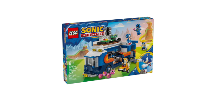 Amazon: LEGO 77006 Sonic Camion de Contrôle à 50,99€ (au lieu de 69,99€)