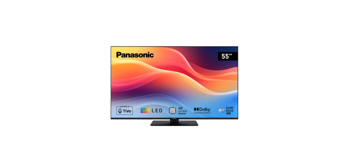 Amazon: TV 55" Panasonic TB-55W61AEZ Série W61 - Smart TV, LED 4K Ultra HD à 289,71€