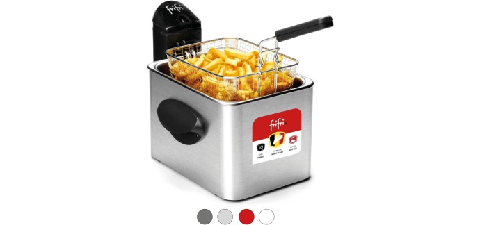 Amazon: Friteuse frifri Expert Duo - 4,5L, 3200W à 78€ (au lieu de 95€)