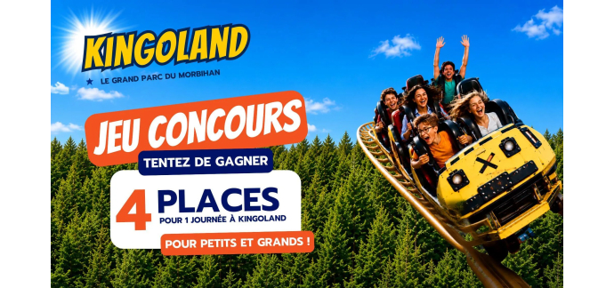 Notre Temps: 5 x 4 entrées pour une journée à Kingoland (valeur 112€) à gagner