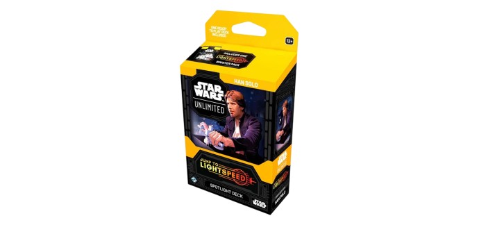 Micromania: Cartes Star Wars Unlimited Deck Han Solo (Physique) à 12,99€ (au lieu de 31,48€)